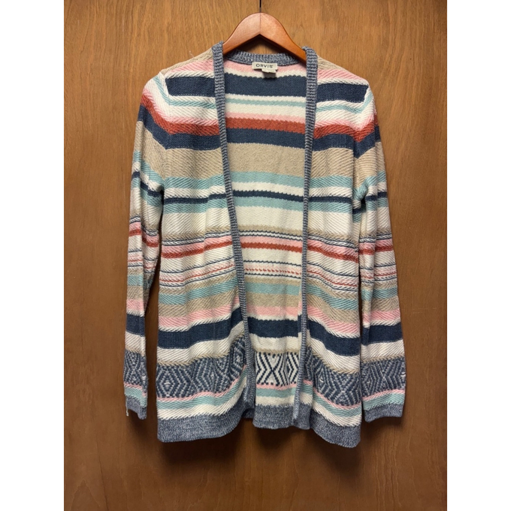 Women's Orvis Cardigan Sweater S Multi